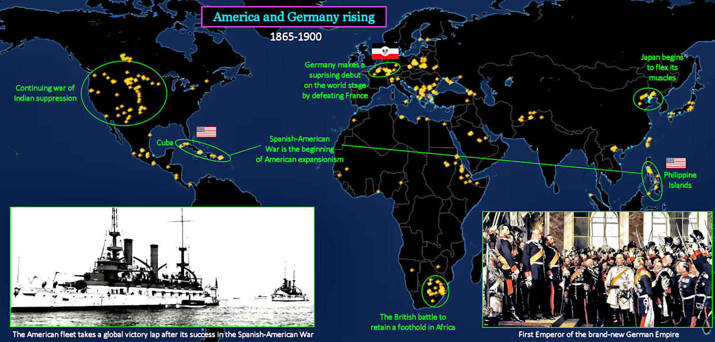 Prelude to WWI, 1865-1900 map